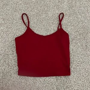 red tank top